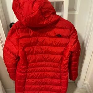The North Face Women’s Cherry Red Puffer Coat